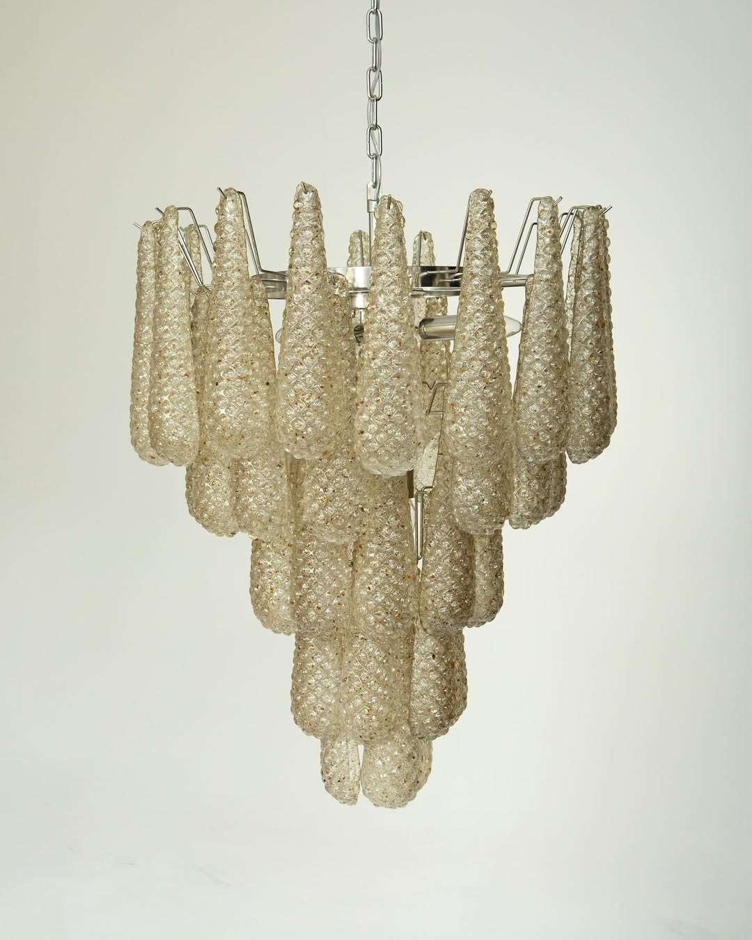 Murano Chandelier – Drop – 41 glasses – Amber - Zonesus