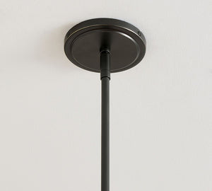 Cooper Flared Ribbed Glass Pendant (12") - Zonesus