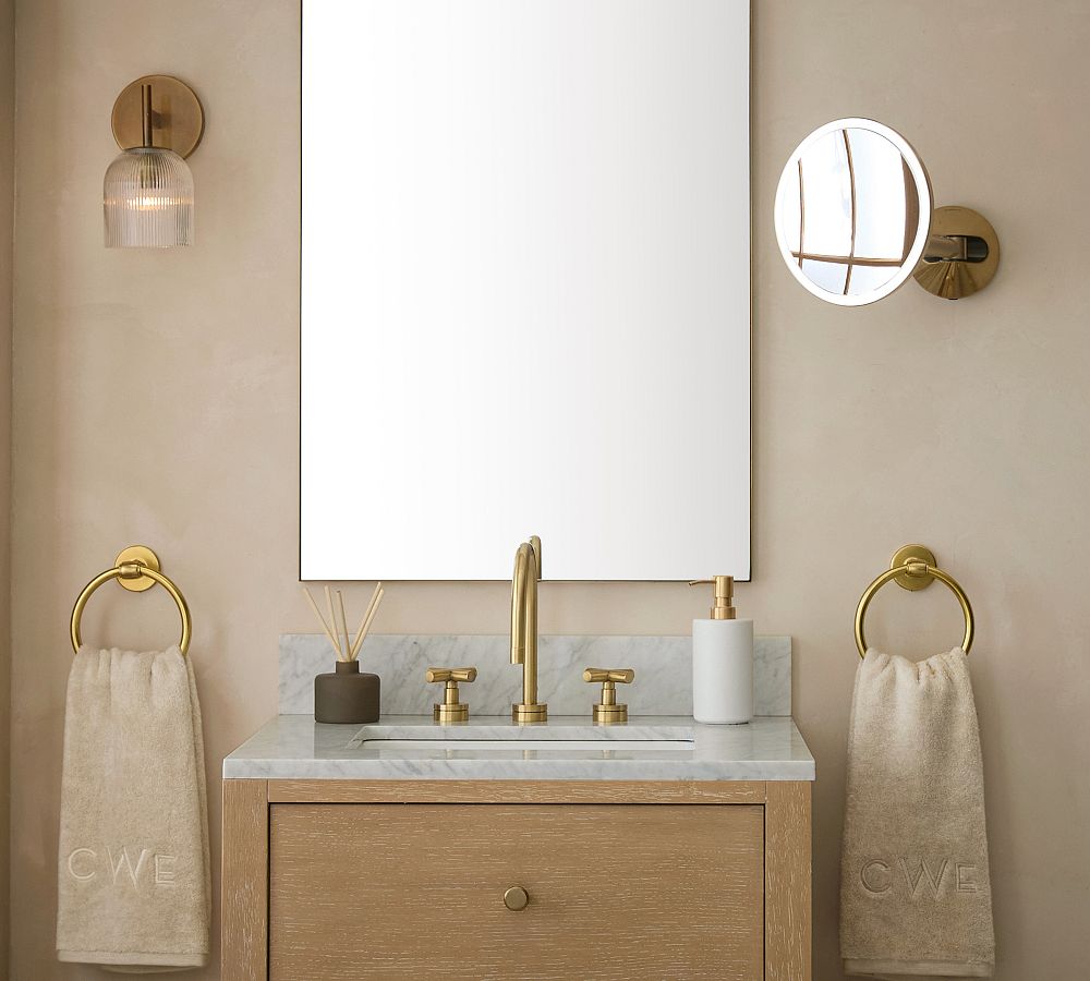 Cooper Ribbed Glass Sconce (9") - Zonesus