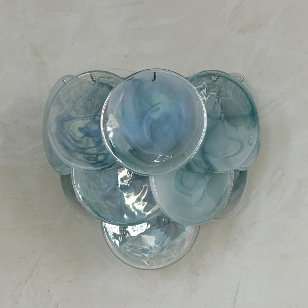 Pink Vintage Murano Glass Wall Lamp - Zonesus
