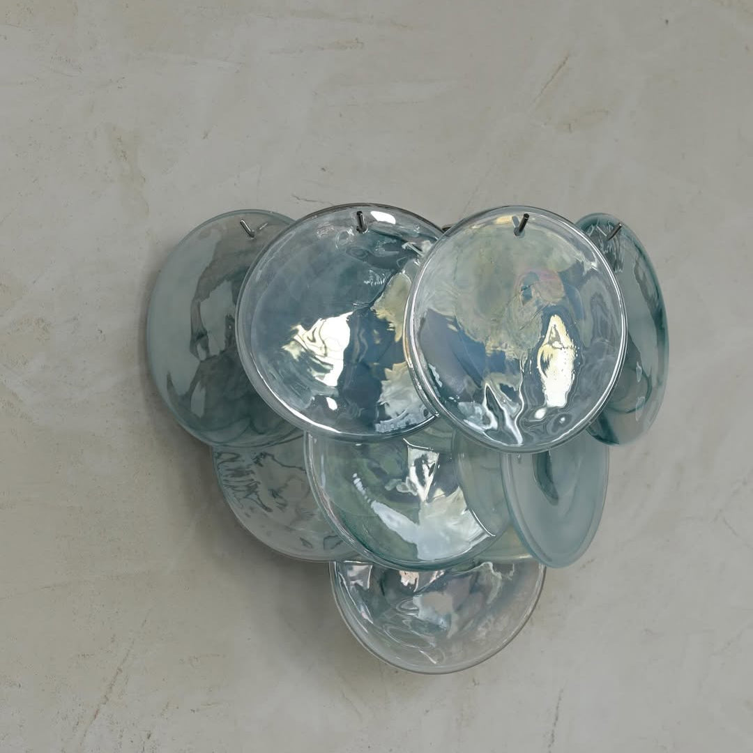 Pink Vintage Murano Glass Wall Lamp - Zonesus