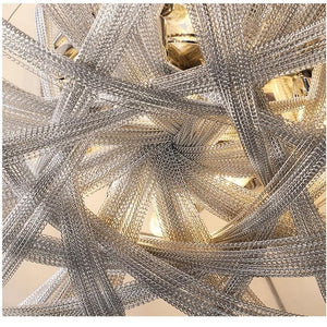 Alisa Luxury Aluminum Chain Tassel Flushmounts - Zonesus
