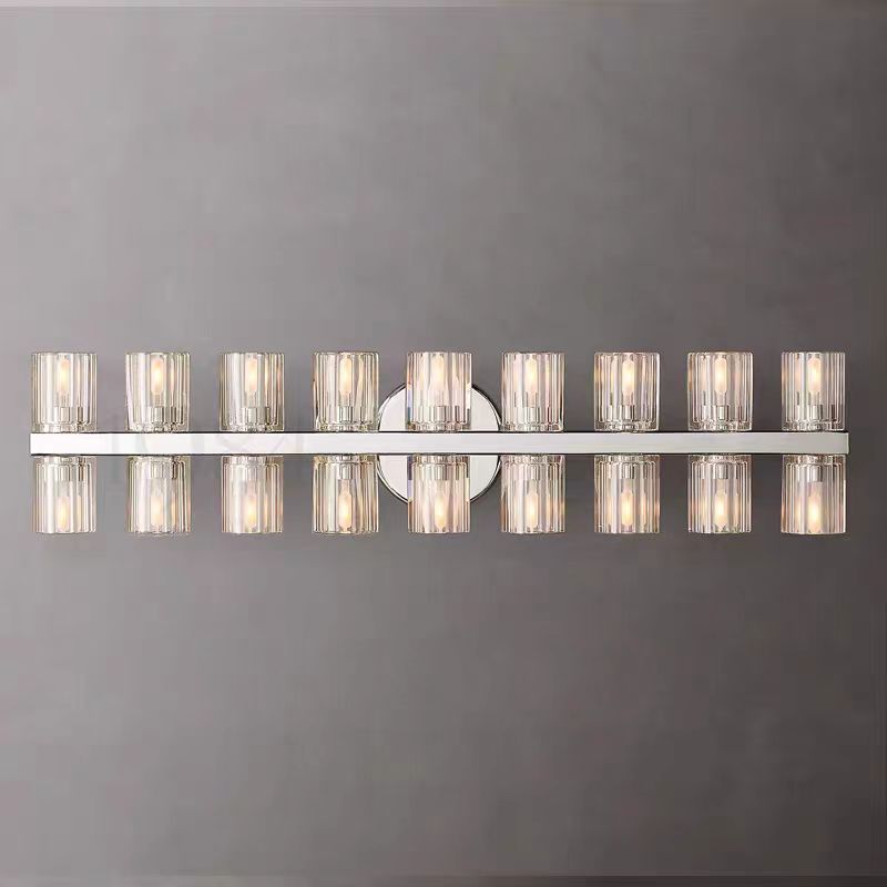 Arcachonest Crystal Wall Sconce 26"W - Zonesus
