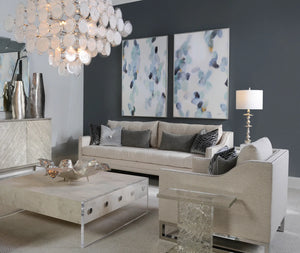 Glass Medallion Twelve-Light Chandelier - Zonesus