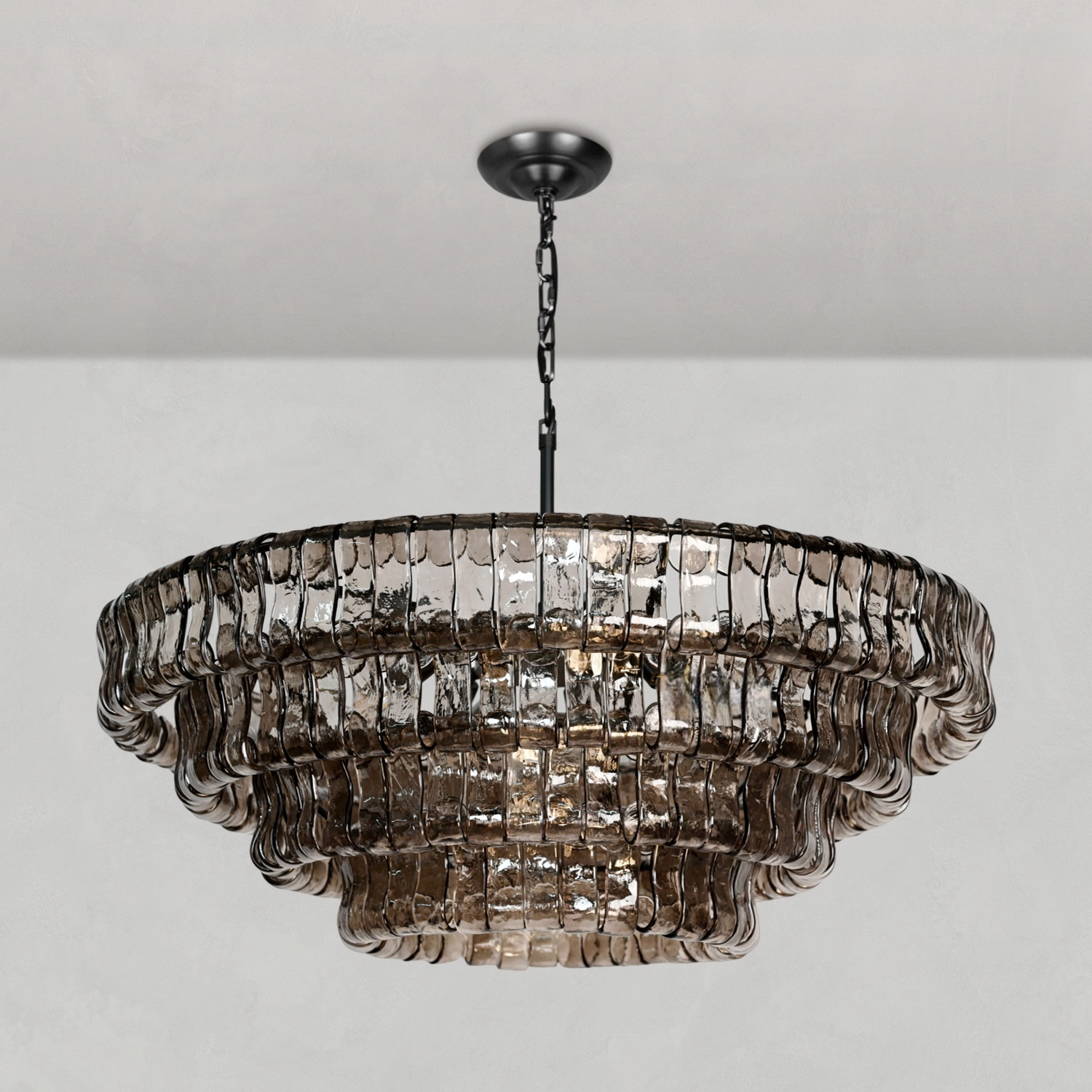 Ghiaccio Round Chandelier36" 48" 60" - Zonesus