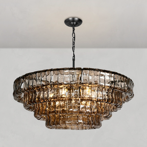 Ghiaccio Round Chandelier36" 48" 60" - Zonesus
