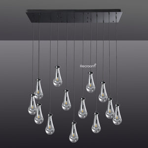 Raindrop Linear Chandelier 54" - Zonesus