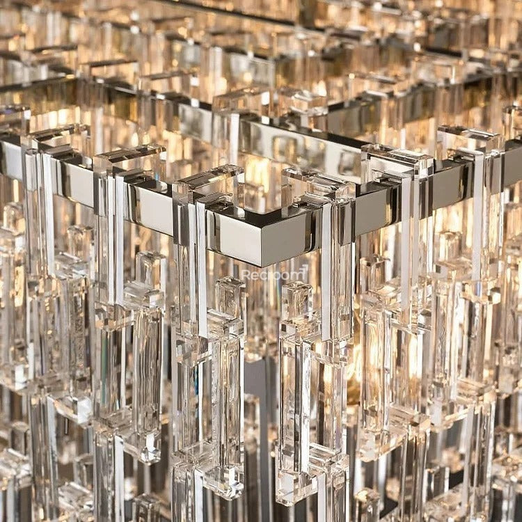 Marige Rectangular Chandelier 60" - Zonesus