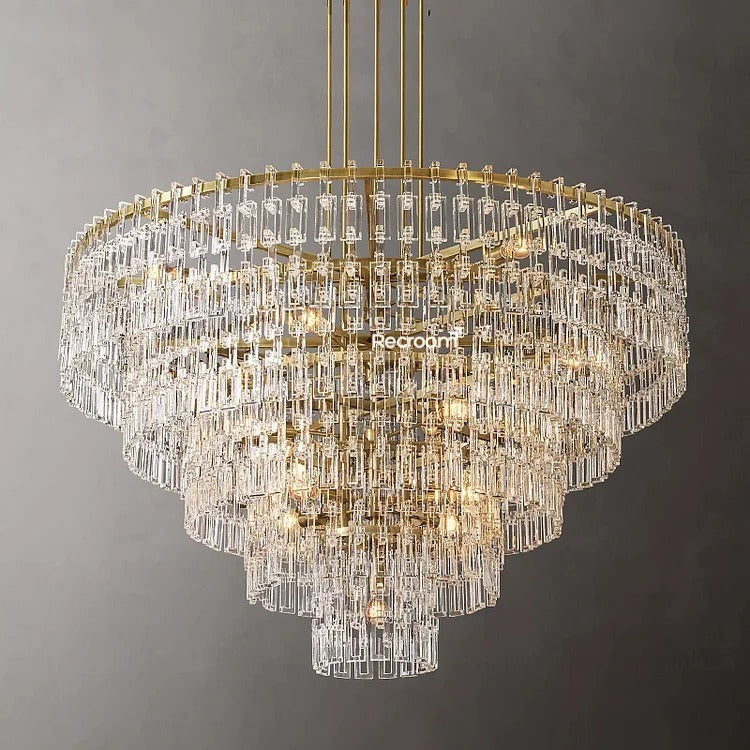 Marige Tiered Round Chandelier 36“ 48” 60“ - Zonesus