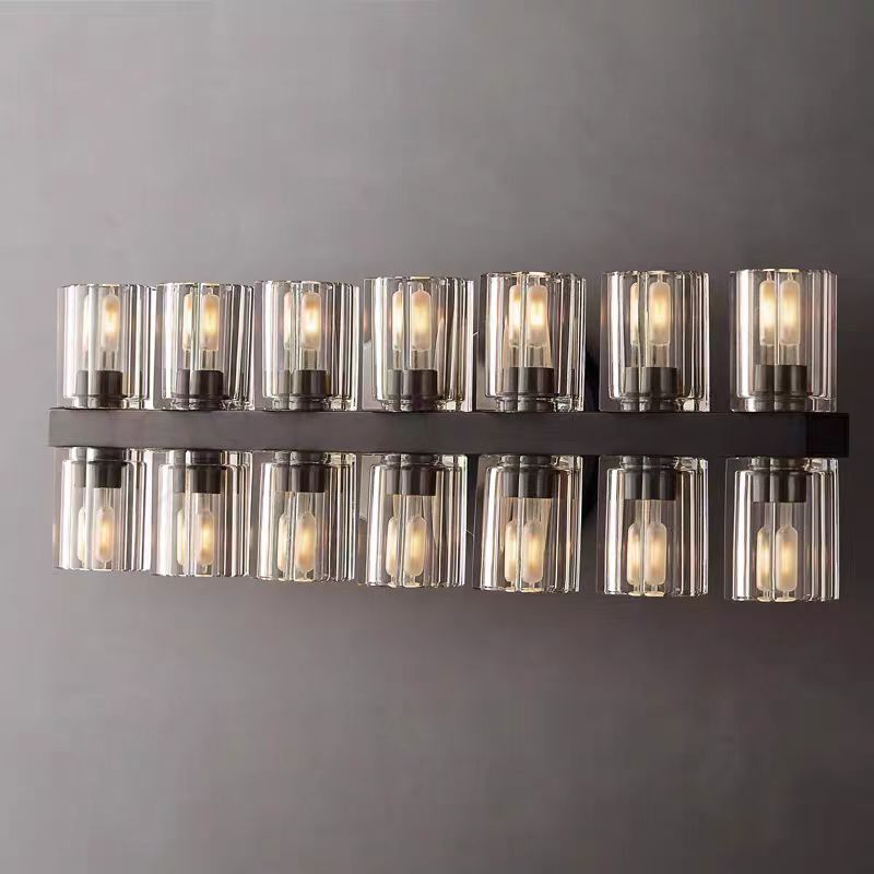 Arcachonest Crystal Wall Sconce 20"W - Zonesus