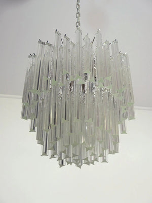 Murano Chandelier – Arianna -107 prisms – Transparent - Zonesus