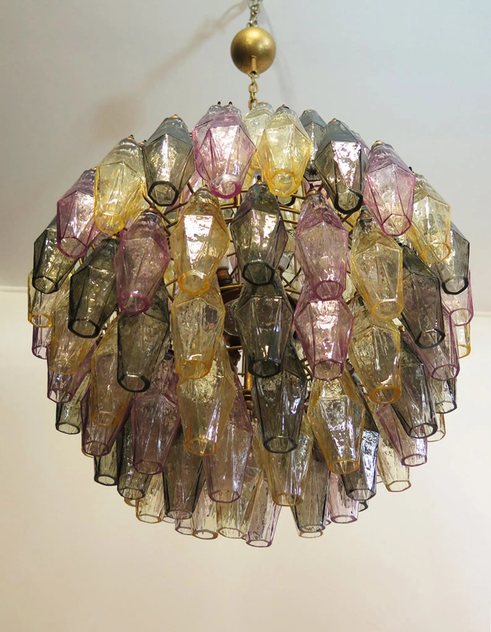 Murano Chandelier – Poliedri – 140 glass – Multi - Zonesus