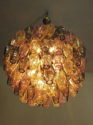 Murano Chandelier – Poliedri – 140 glass – Multi - Zonesus