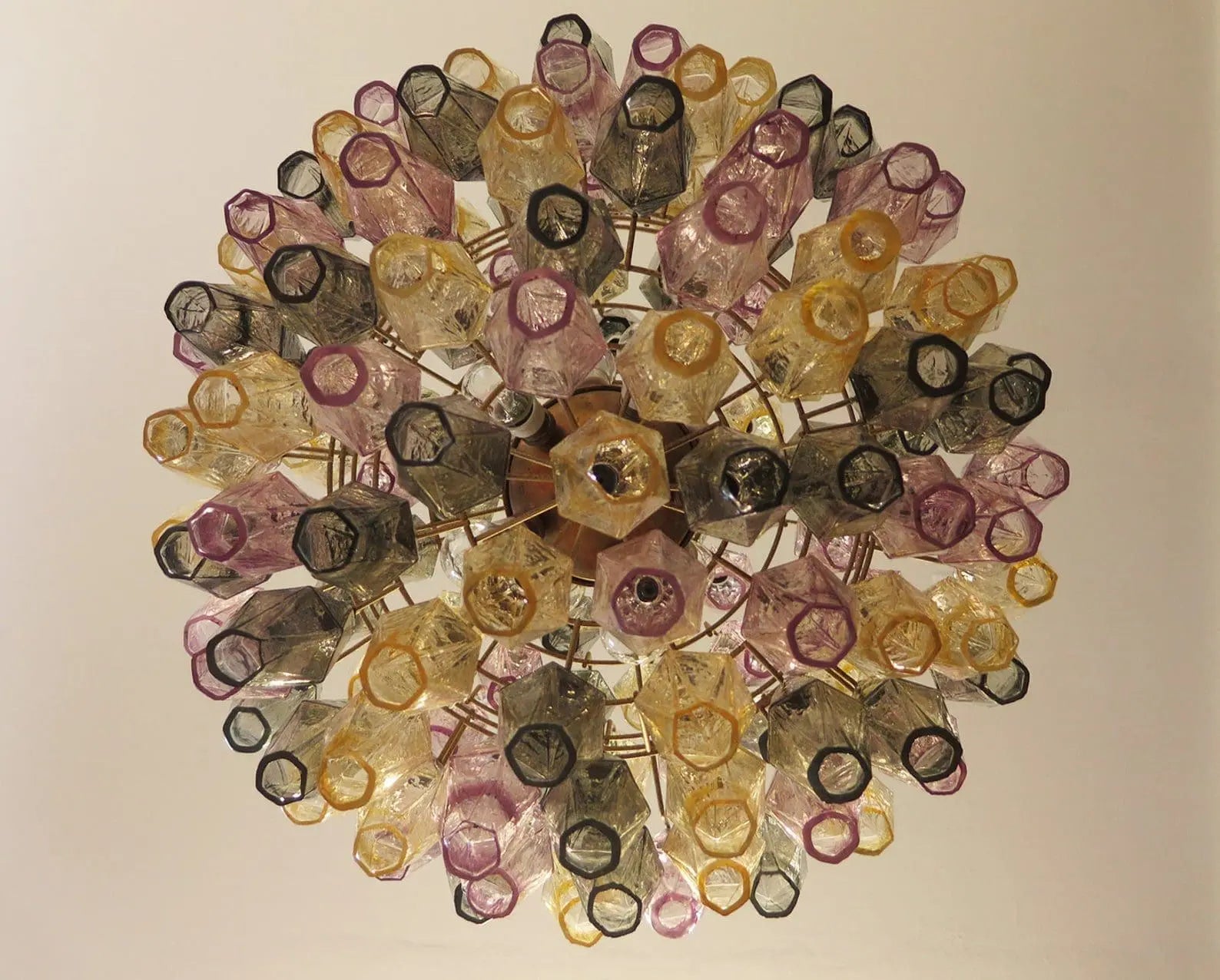 Murano Chandelier – Poliedri – 140 glass – Multi - Zonesus