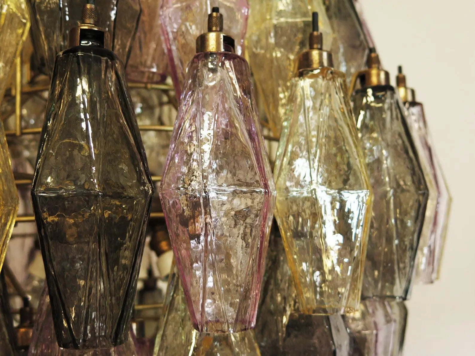 Murano Chandelier – Poliedri – 140 glass – Multi - Zonesus
