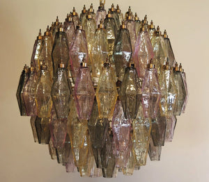 Murano Chandelier – Poliedri – 140 glass – Multi - Zonesus