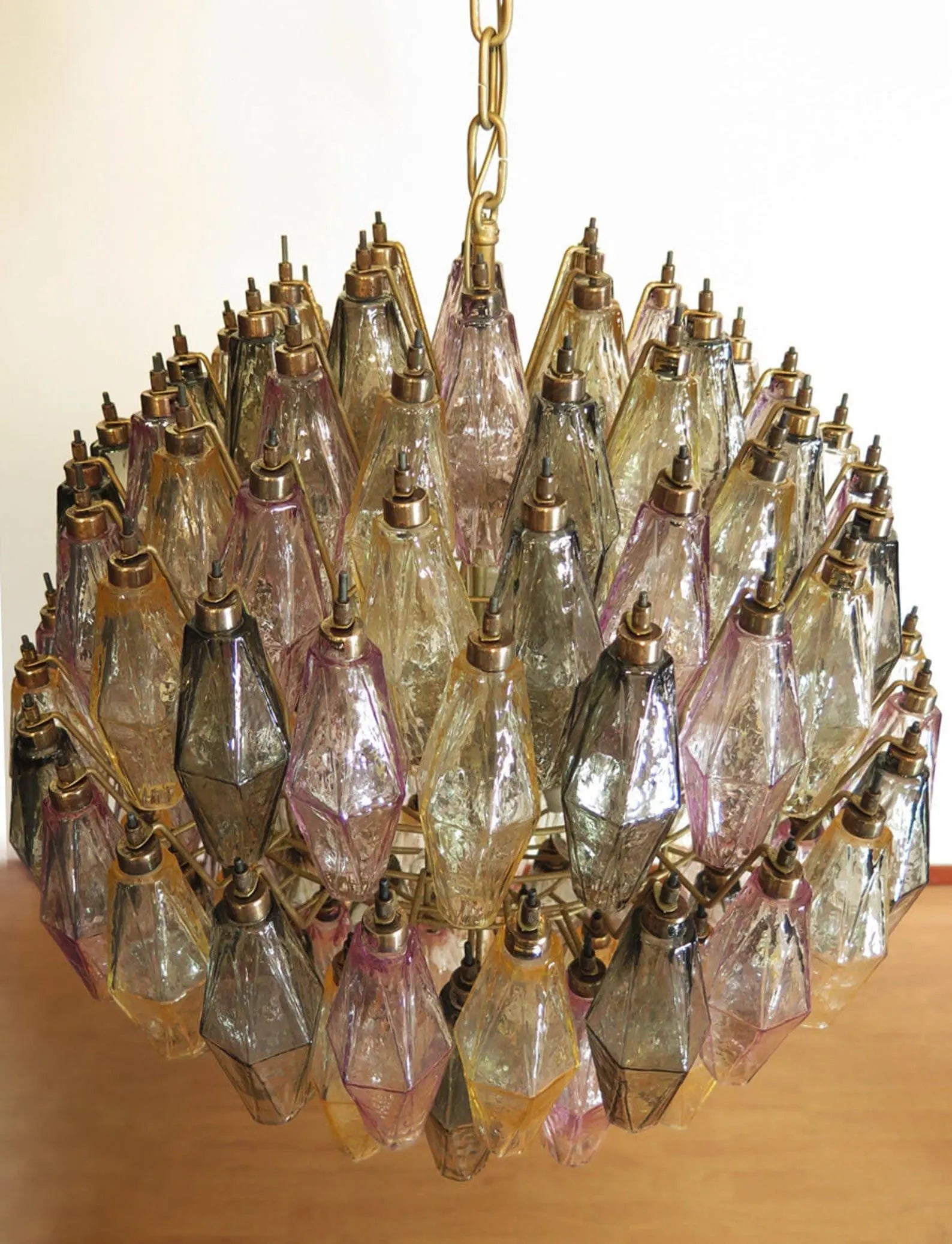 Murano Chandelier – Poliedri – 140 glass – Multi - Zonesus