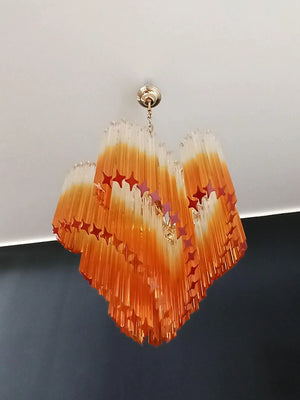 Murano Chandelier – Viennetta – 114 prisms – Amber - Zonesus