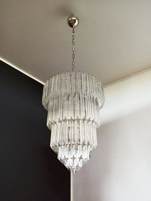Murano Chandelier – 112 prisms – Transparent - Zonesus