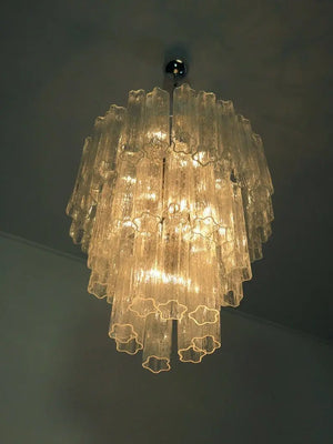 Murano Chandelier – 48 tubes – Transparent - Zonesus
