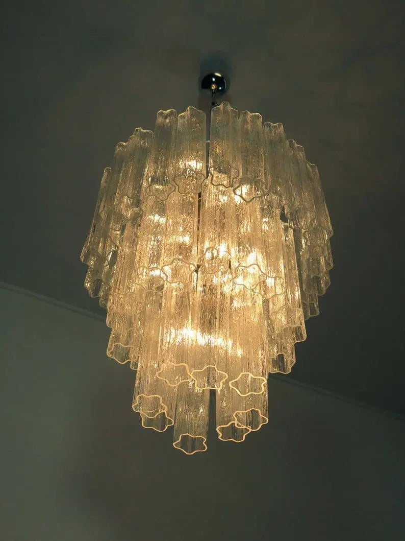 Murano Chandelier – 48 tubes – Transparent - Zonesus