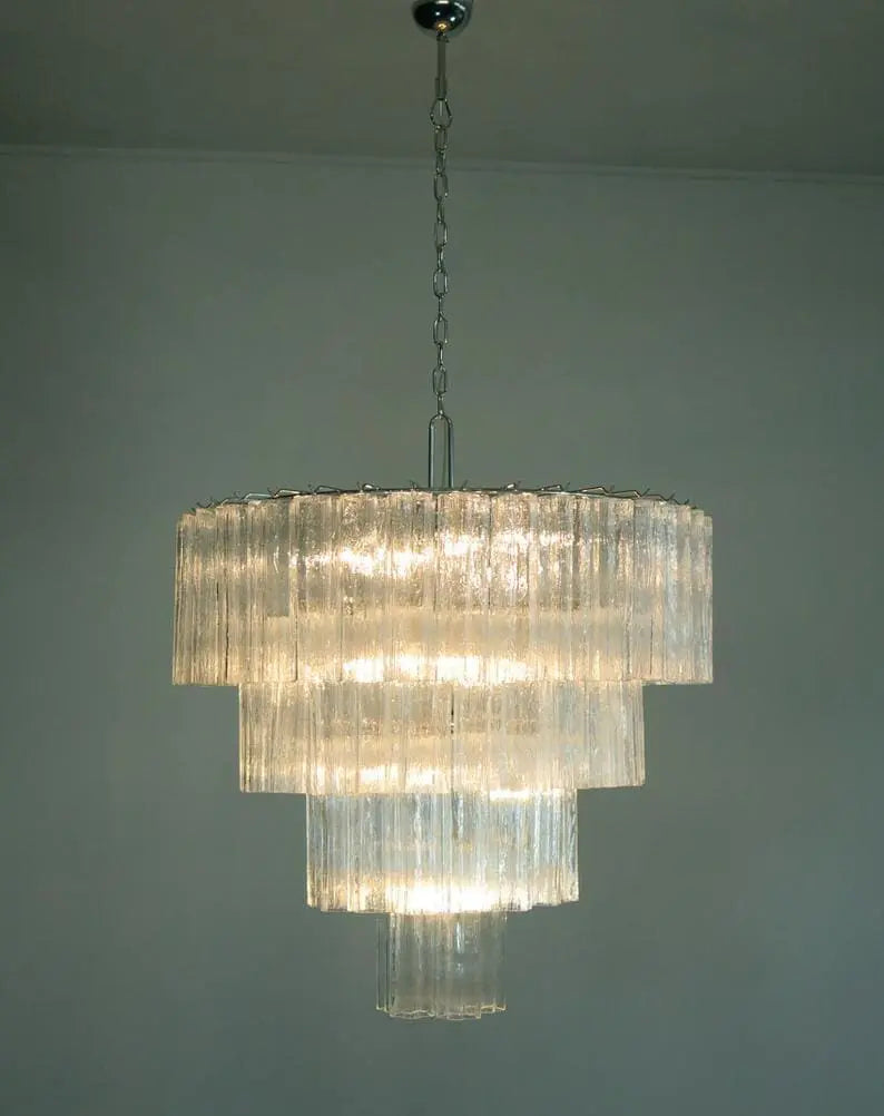 Murano Chandelier – 78 tubes – Transparent - Zonesus