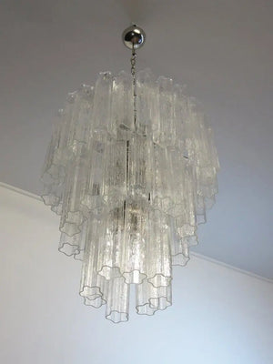 Murano Chandelier – 48 tubes – Transparent - Zonesus