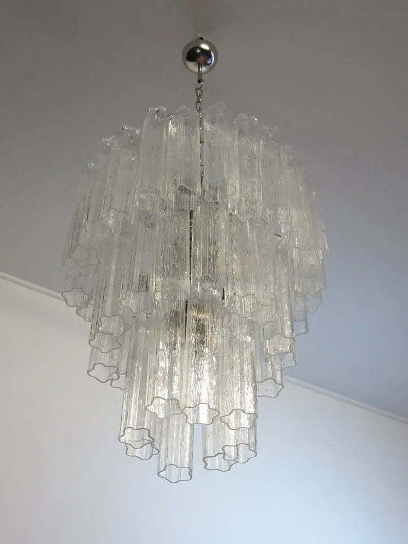 Murano Chandelier – 48 tubes – Transparent - Zonesus