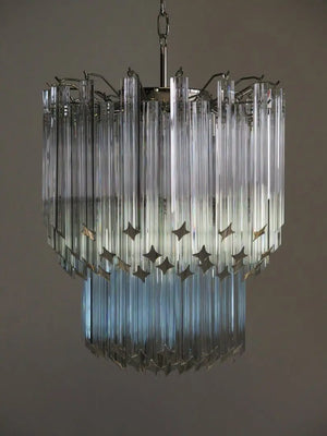 Murano Chandelier – 107 prisms – Transparent - Zonesus