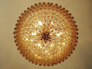 Murano Chandelier – 265 prisms – Amber - Zonesus