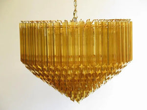 Murano Chandelier – 265 prisms – Amber - Zonesus