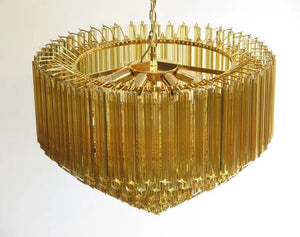 Murano Chandelier – 265 prisms – Amber - Zonesus