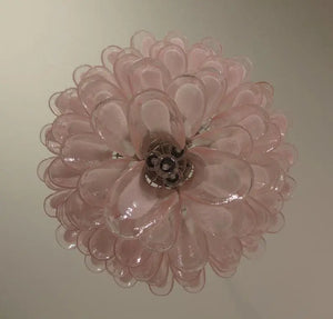 Murano Chandelier – 75 petals – Pink - Zonesus