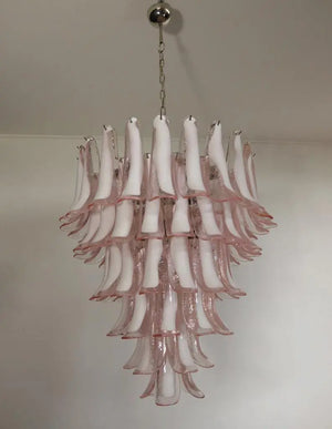 Murano Chandelier – 75 petals – Pink - Zonesus