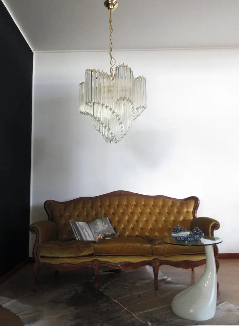 Murano Chandelier – Viennetta -114 prims – Transparent - Zonesus