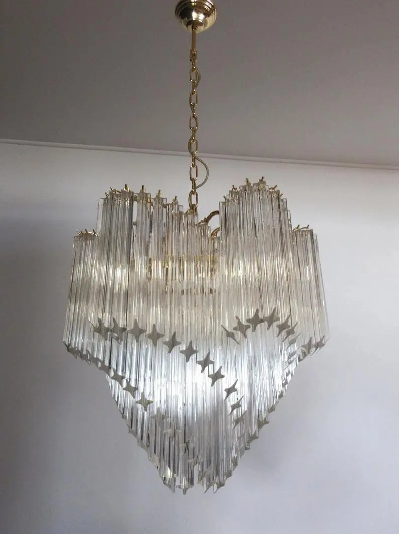 Murano Chandelier – Viennetta -114 prims – Transparent - Zonesus