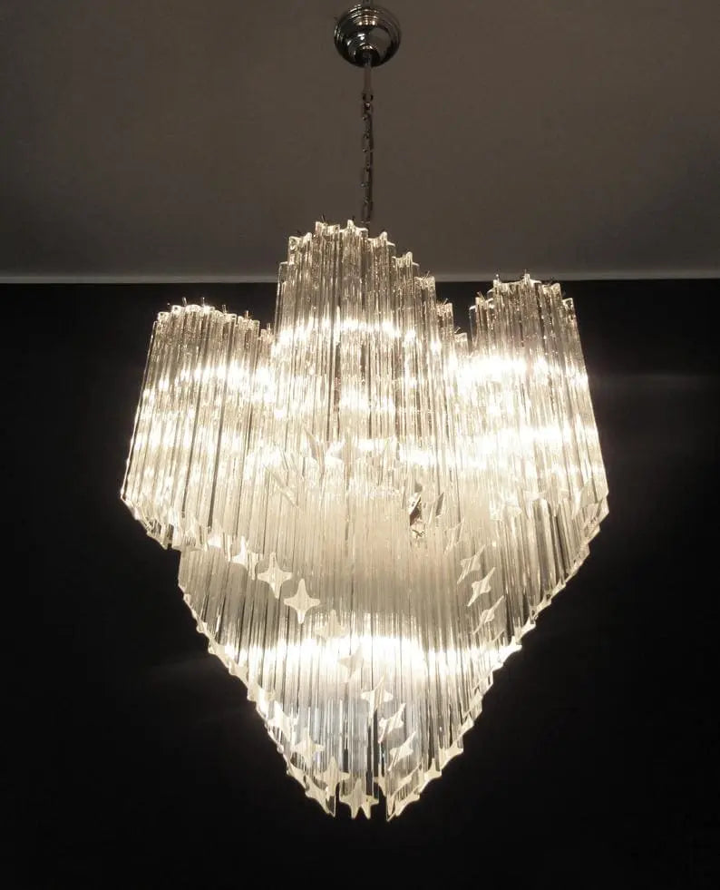 Murano Chandelier – Viennetta -114 prims – Transparent - Zonesus