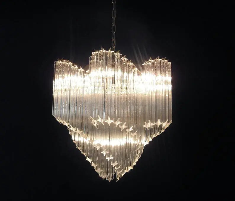 Murano Chandelier – Viennetta -114 prims – Transparent - Zonesus