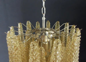 Murano Chandelier – Drop – 41 glasses – Amber - Zonesus