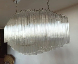Murano Chandelier – Pagoda – 292 prisms – Transparent - Zonesus