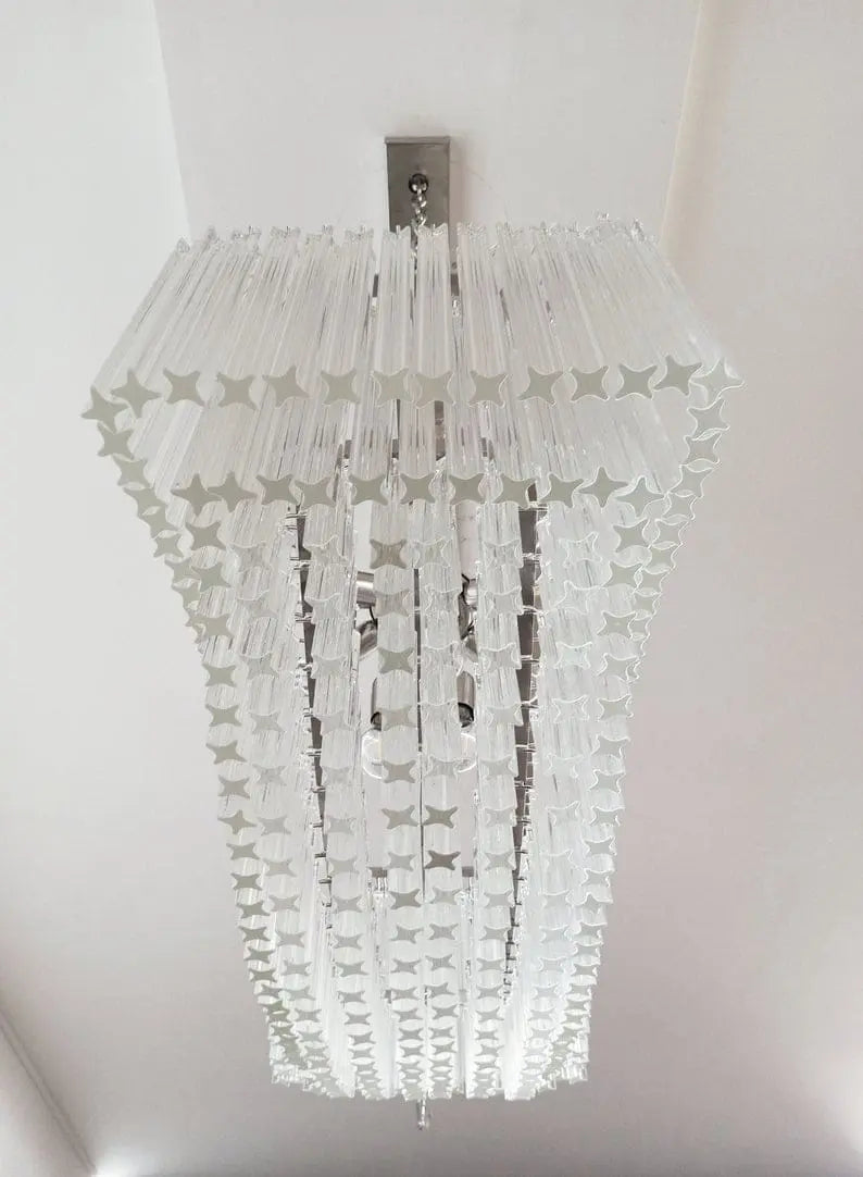 Murano Chandelier – Pagoda – 292 prisms – Transparent - Zonesus