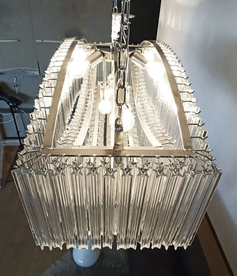 Murano Chandelier – Pagoda – 292 prisms – Transparent - Zonesus