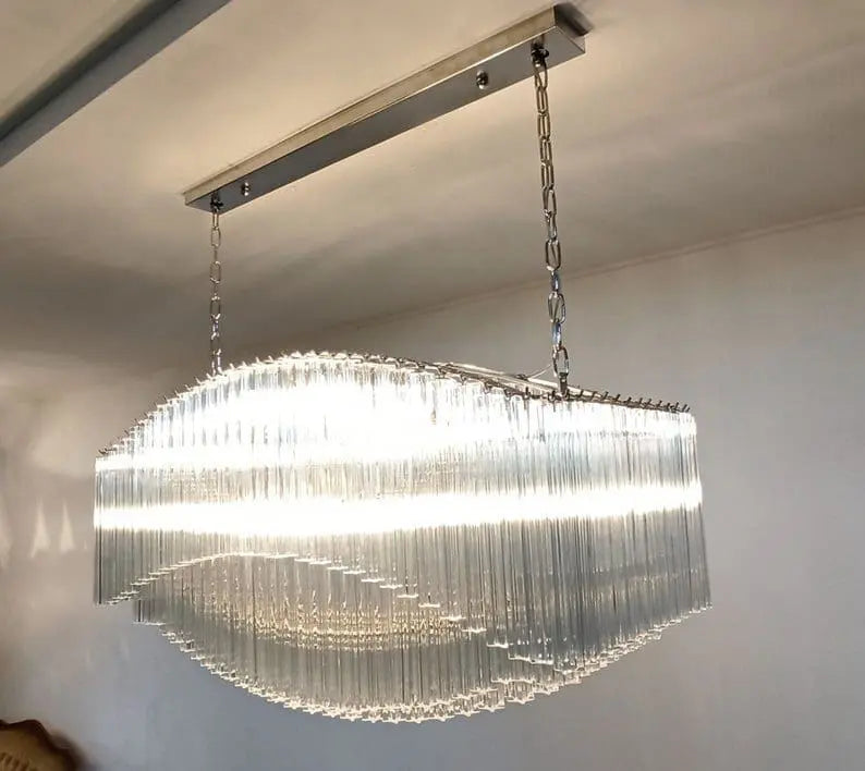 Murano Chandelier – Pagoda – 292 prisms – Transparent - Zonesus