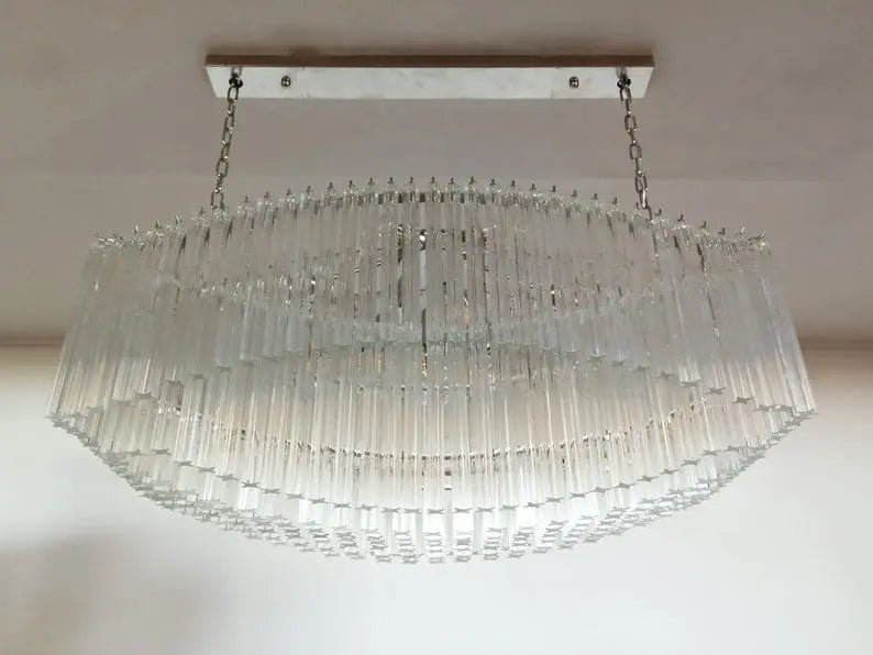 Murano Chandelier – Pagoda – 292 prisms – Transparent - Zonesus