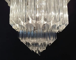Murano Chandelier – 112 prisms – Transparent - Zonesus