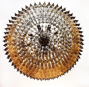 Murano Chandelier – Triedri – 391 prisms – Amber - Zonesus