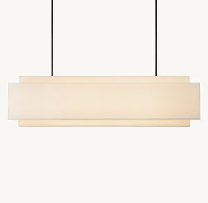 Échelon Rectangular Chandelier 63" - Zonesus