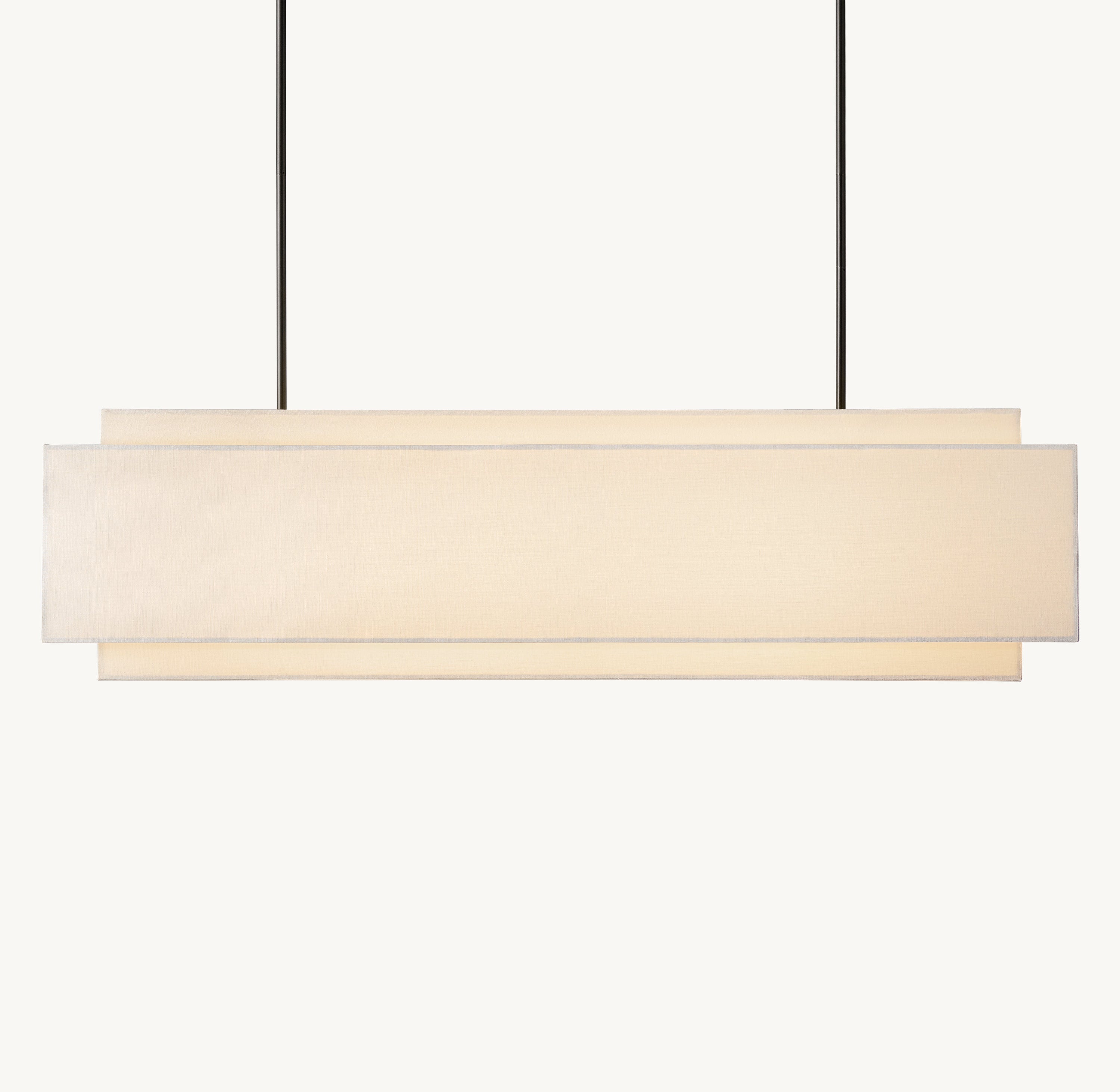 Échelon Rectangular Chandelier 63" - Zonesus