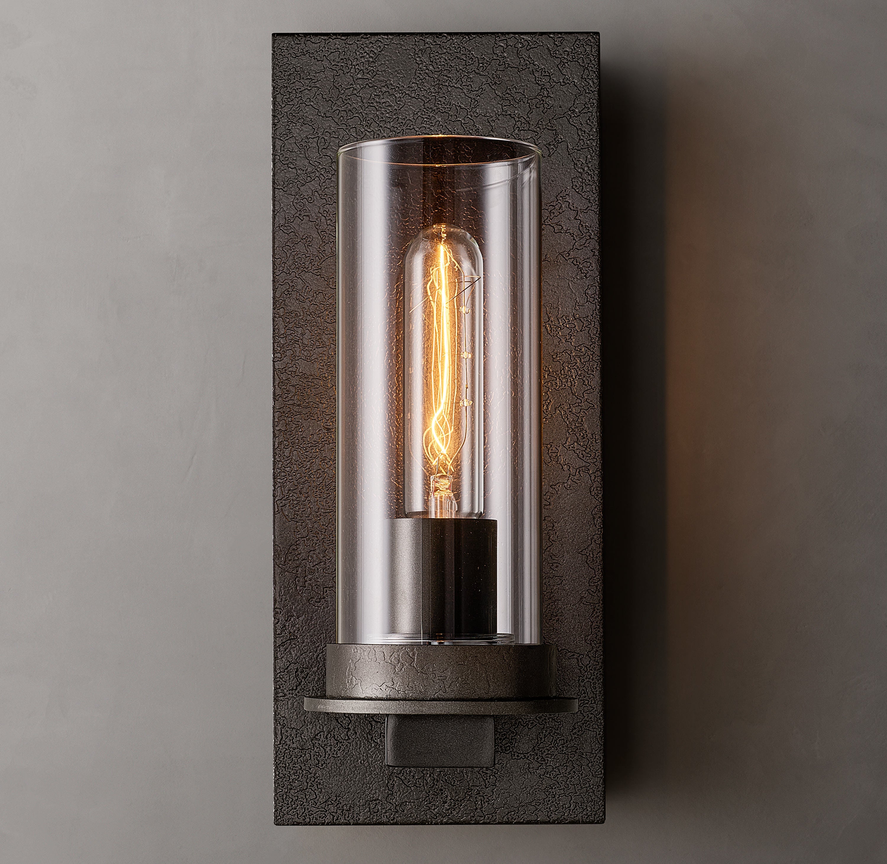 Ondra Clear Glass Sconce 12'' 18''H - Zonesus