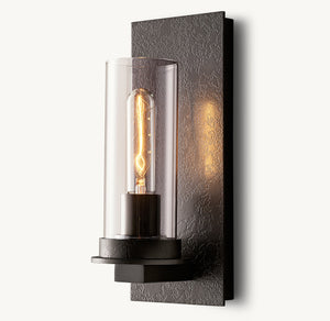 Ondra Clear Glass Sconce 12'' 18''H - Zonesus